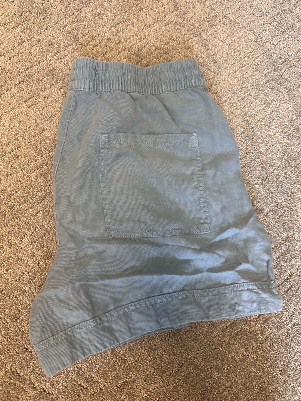 C&C California Women’s Blue Utility Shorts L Elastic Waist Drawstring - Picture 3 of 4